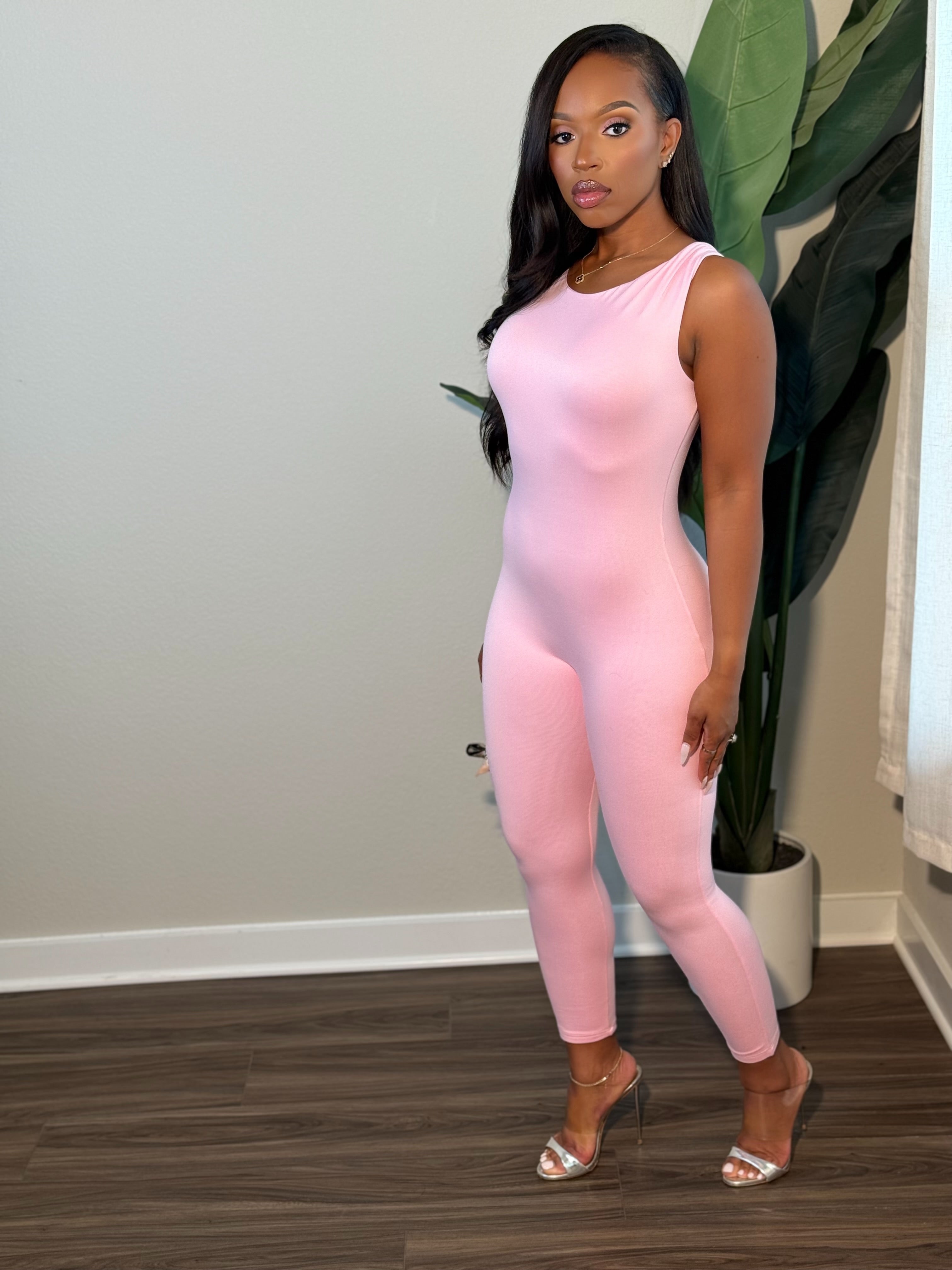 Stormi Jumpsuit (Pink)