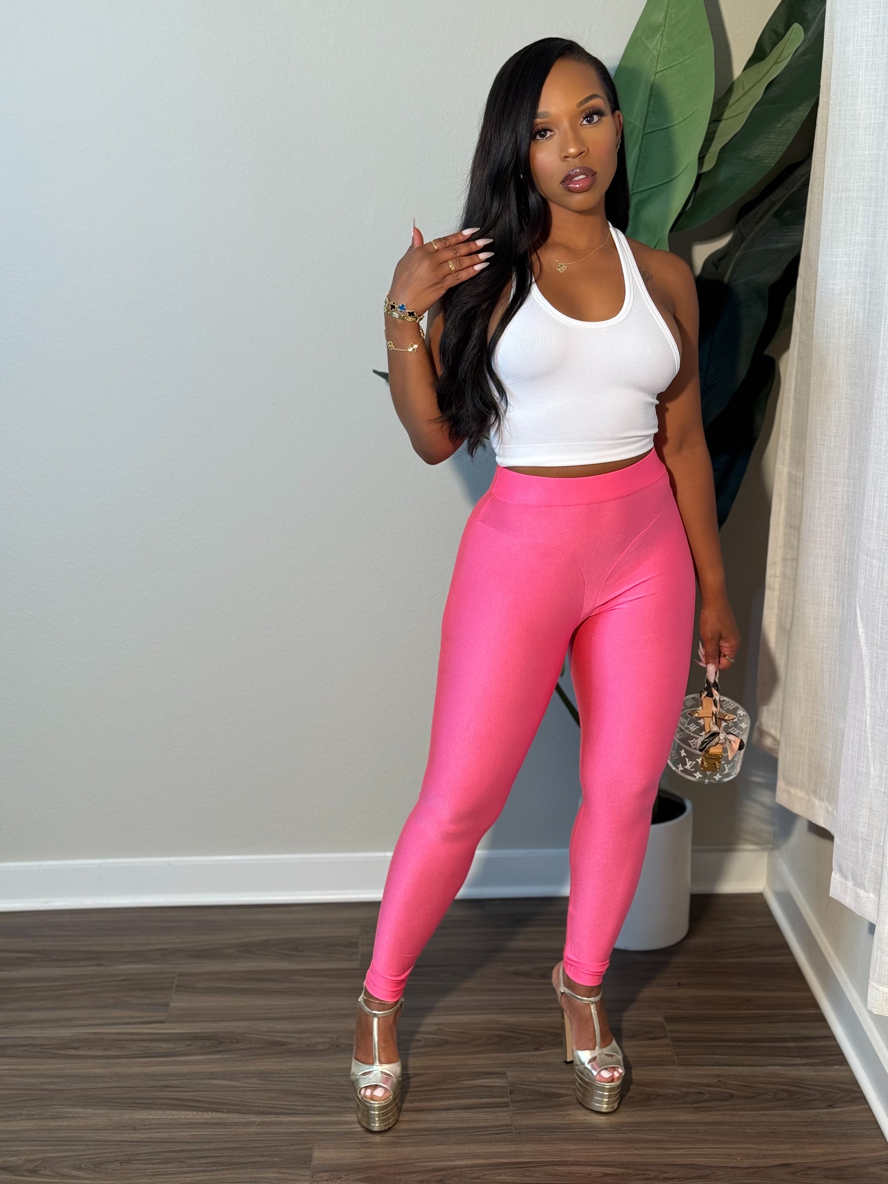 Perfect Fit Leggings ( Fuchsia)