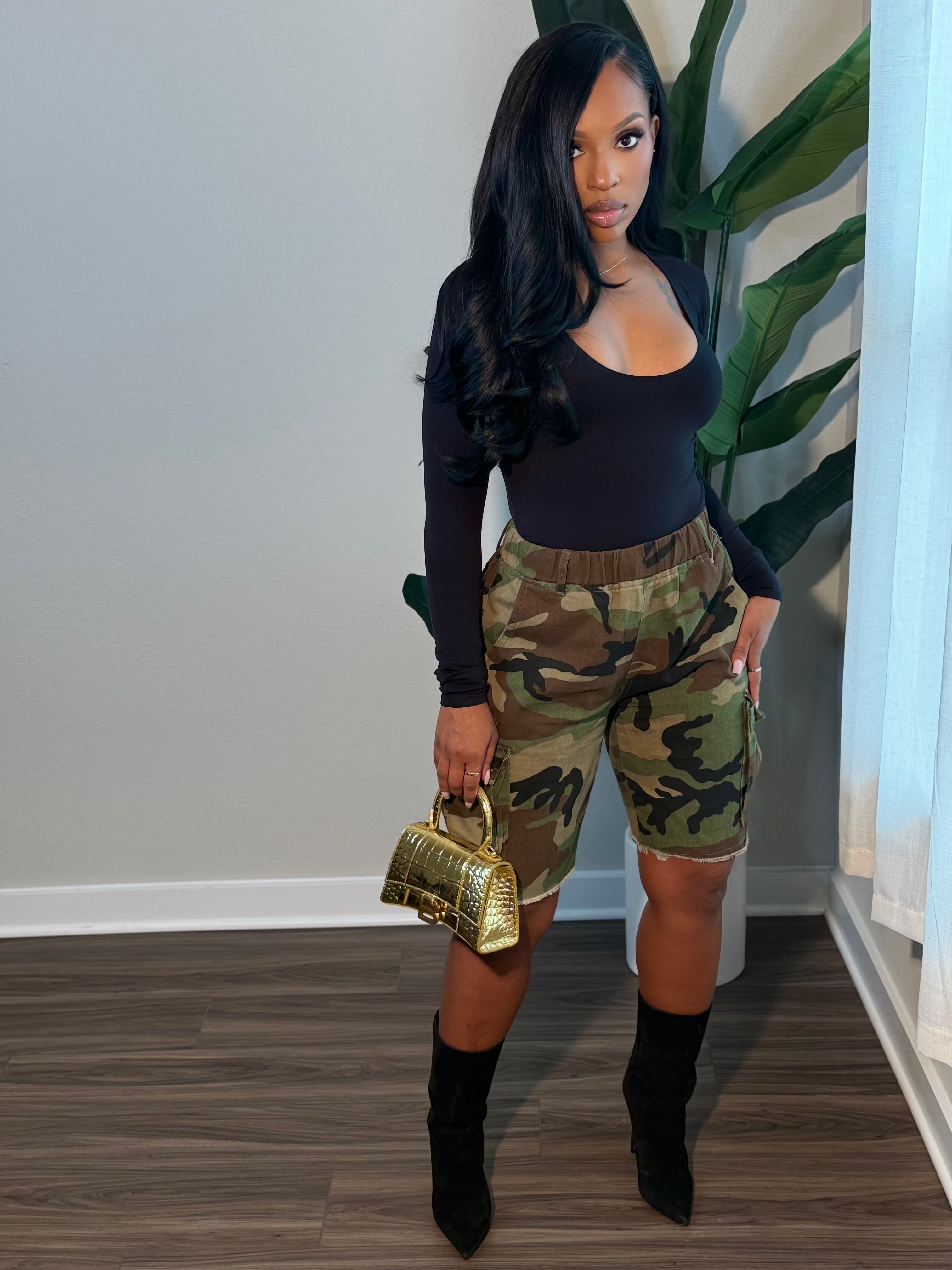Alex Camo Shorts