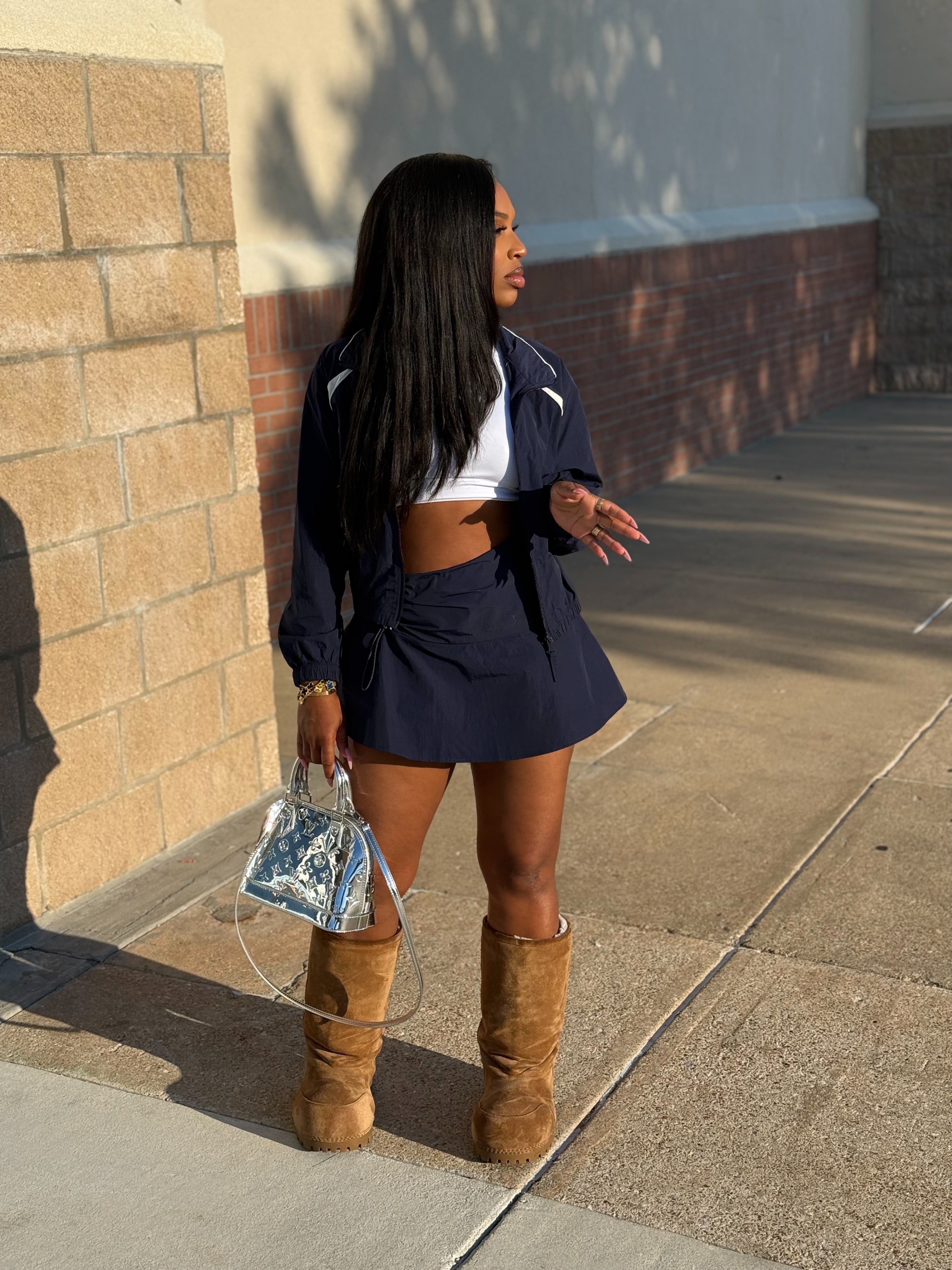 Blair Windbreaker Skort Set