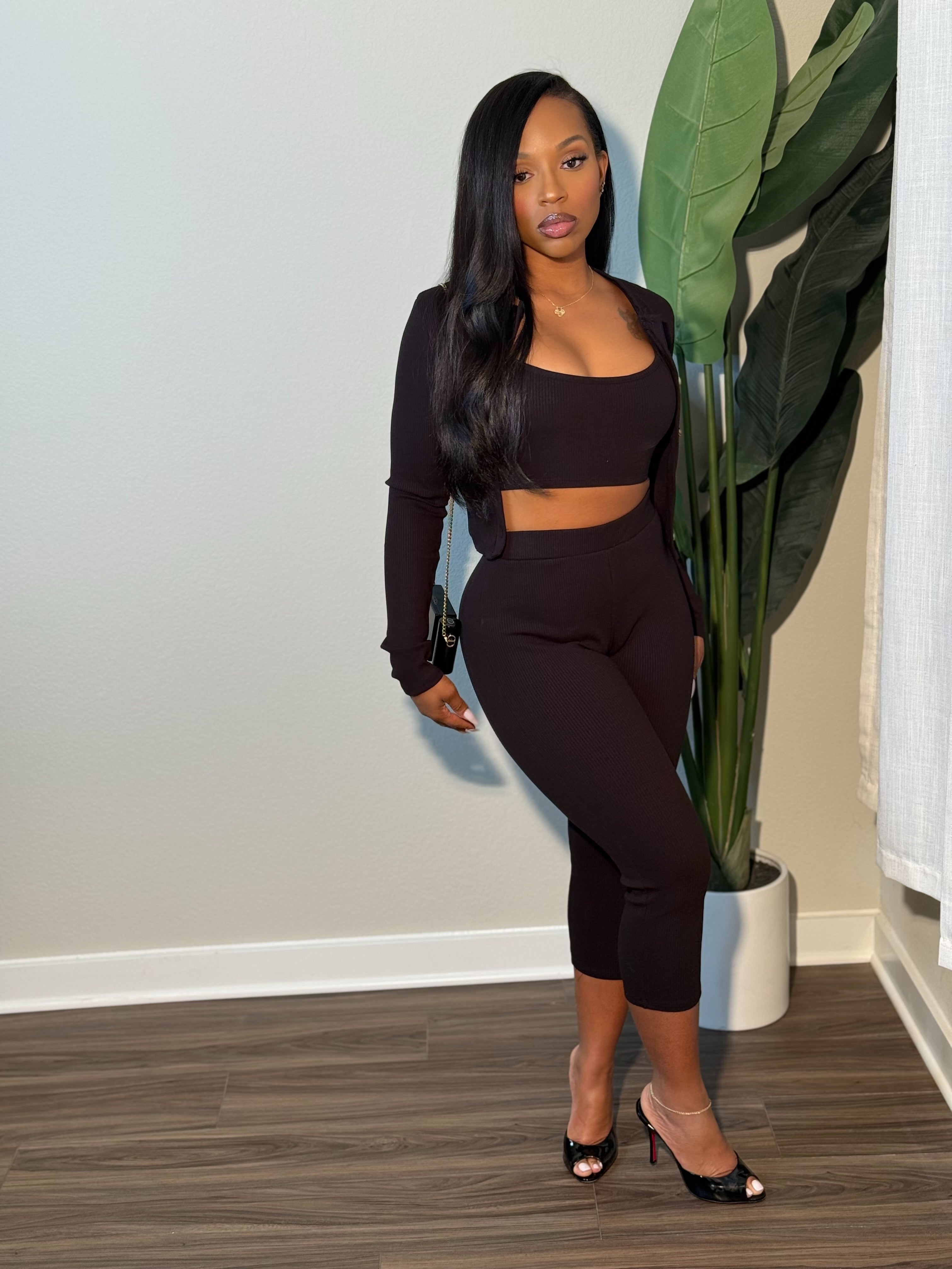 Britt 3 piece Set (Jet Black)