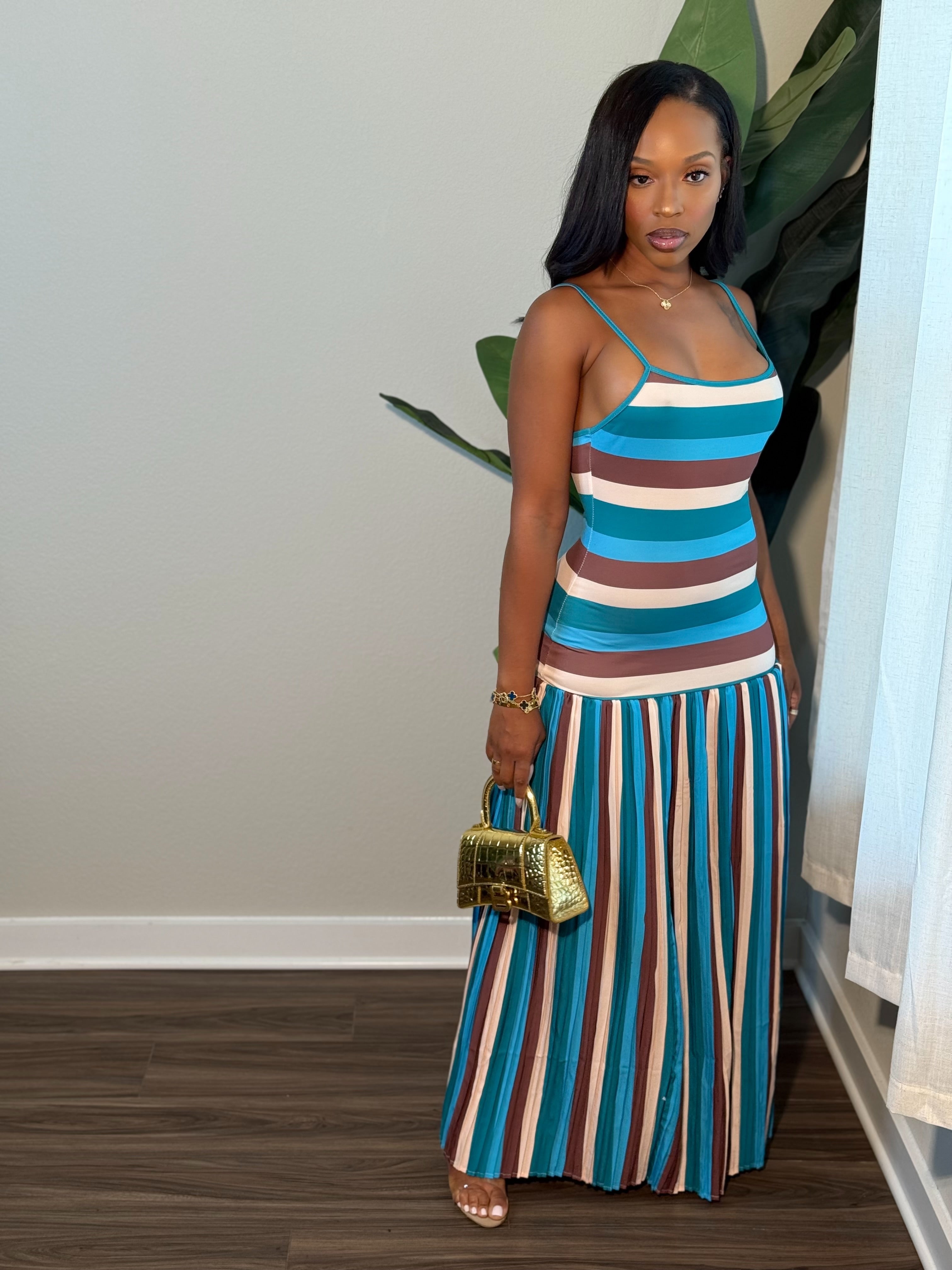 Summer Vibes Dress (Green)