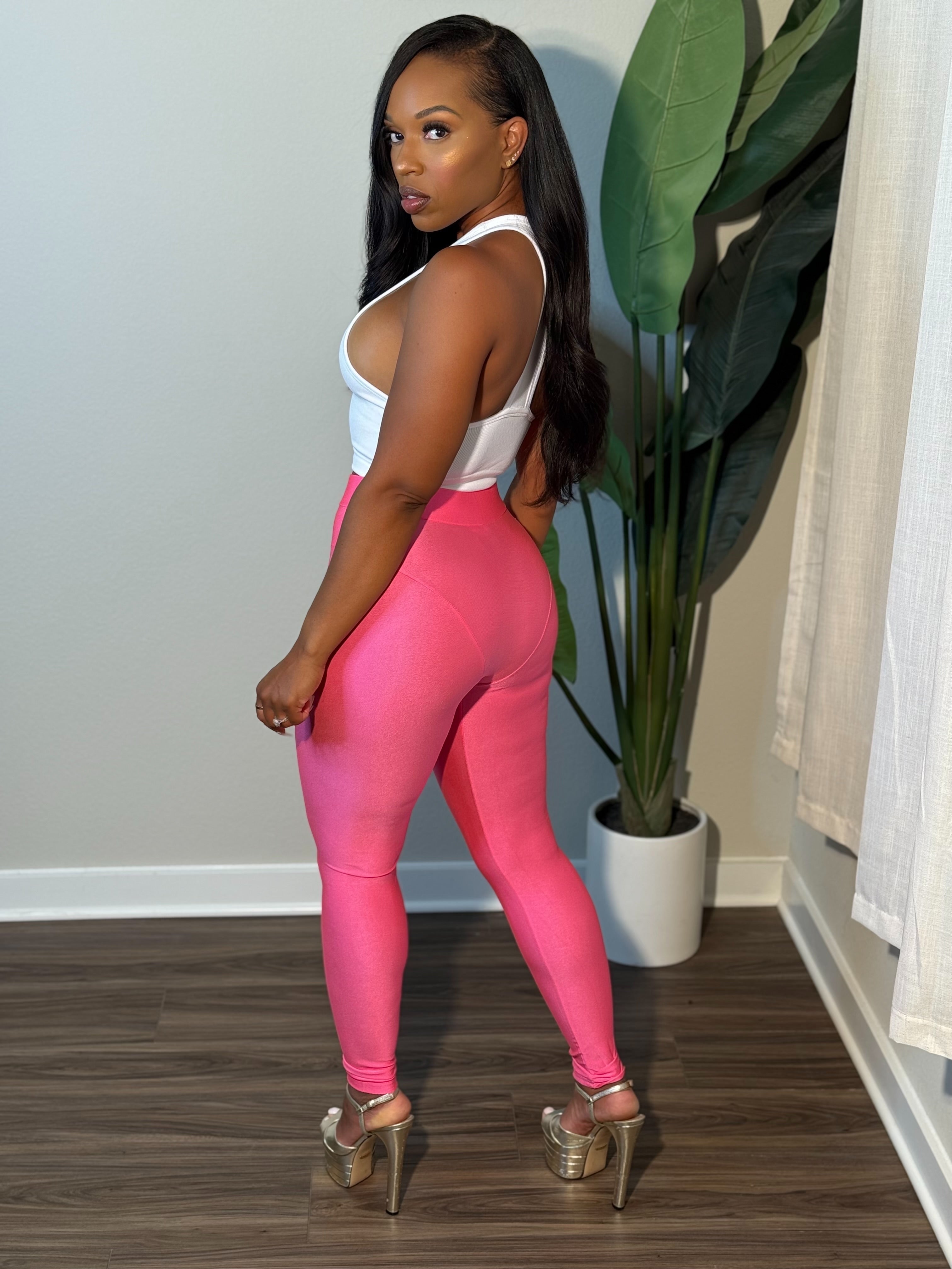 Perfect Fit Leggings ( Fuchsia)