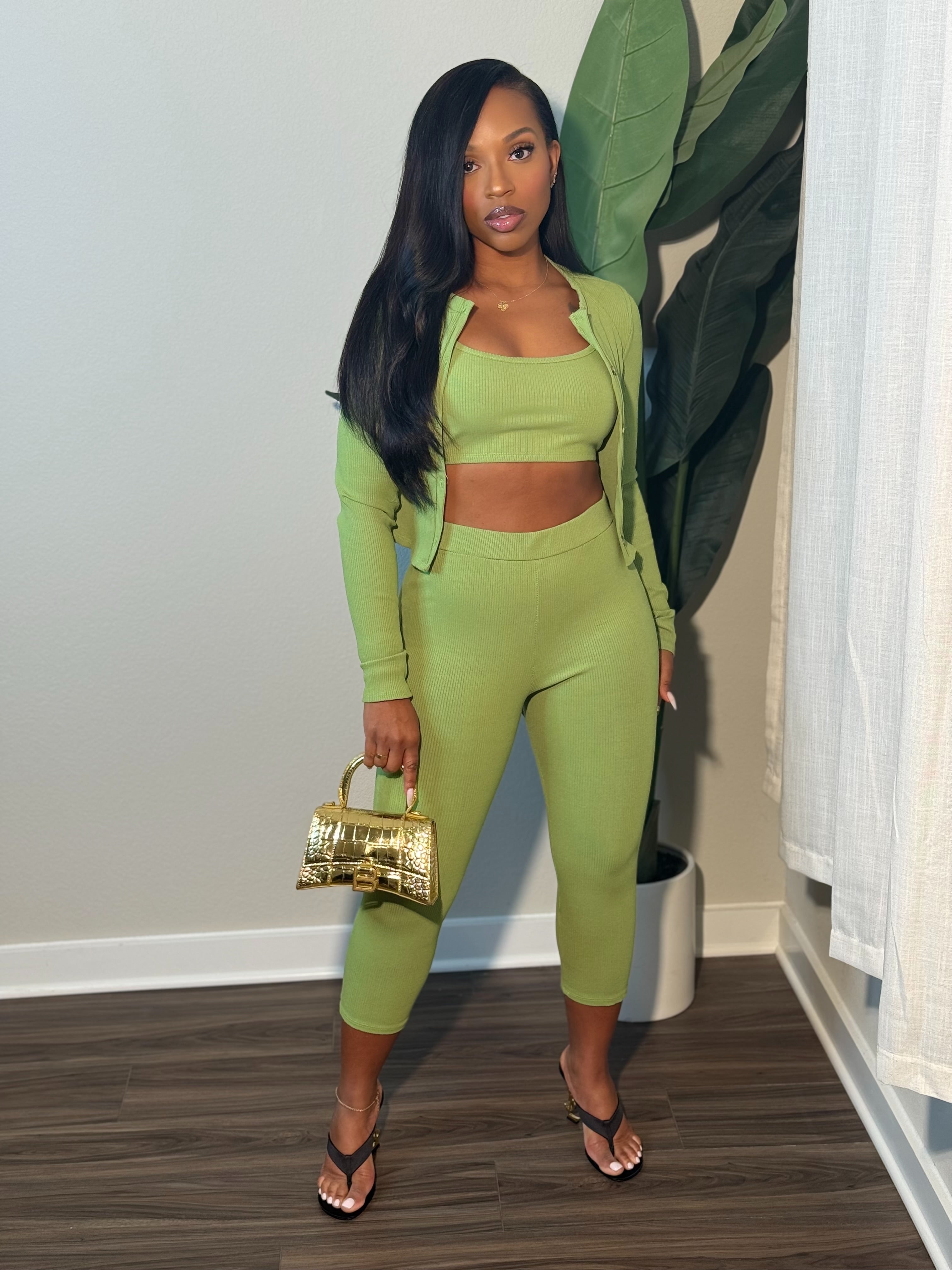 Britt 3 piece Set (Avocado)