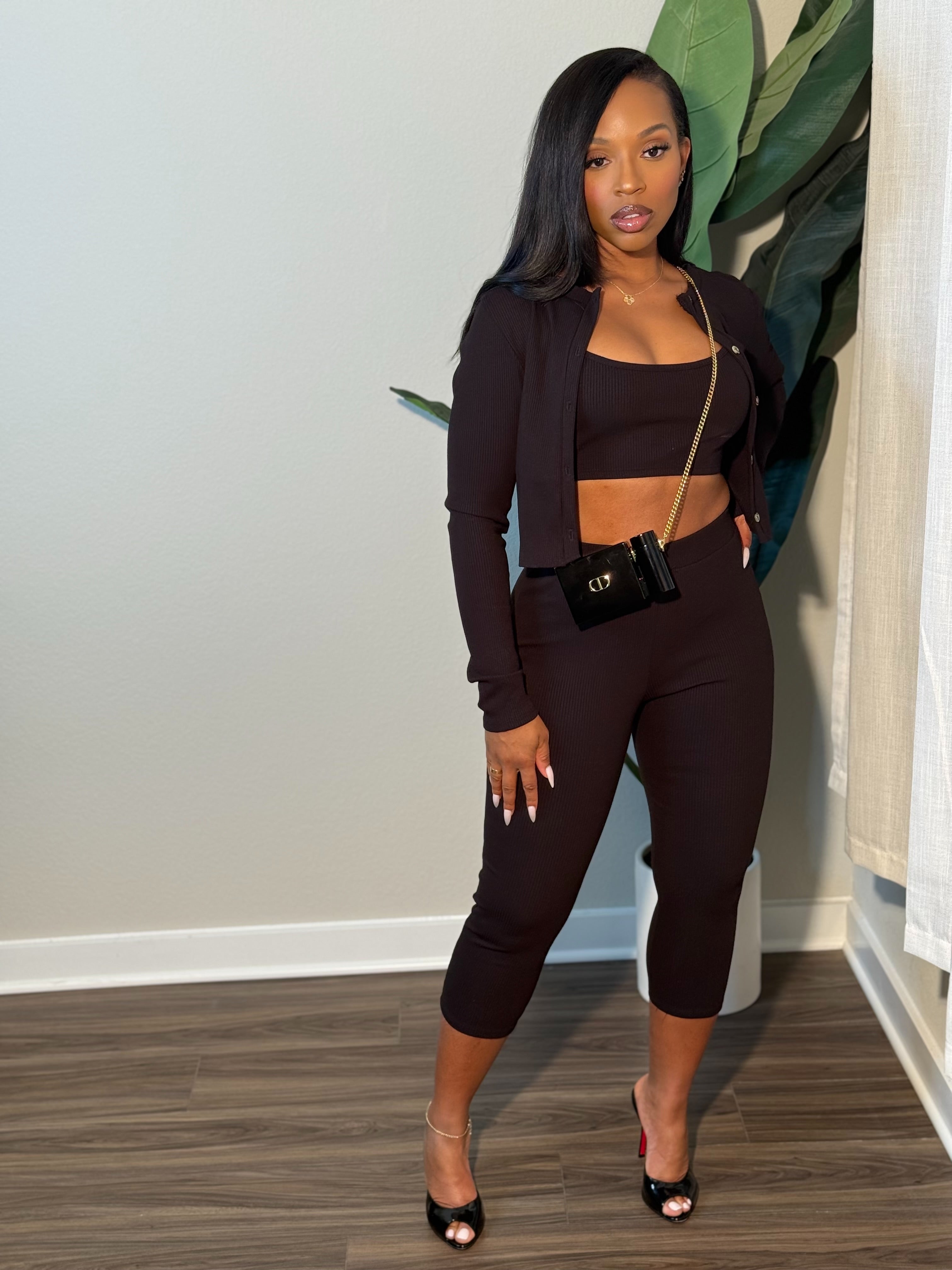 Britt 3 piece Set (Jet Black)