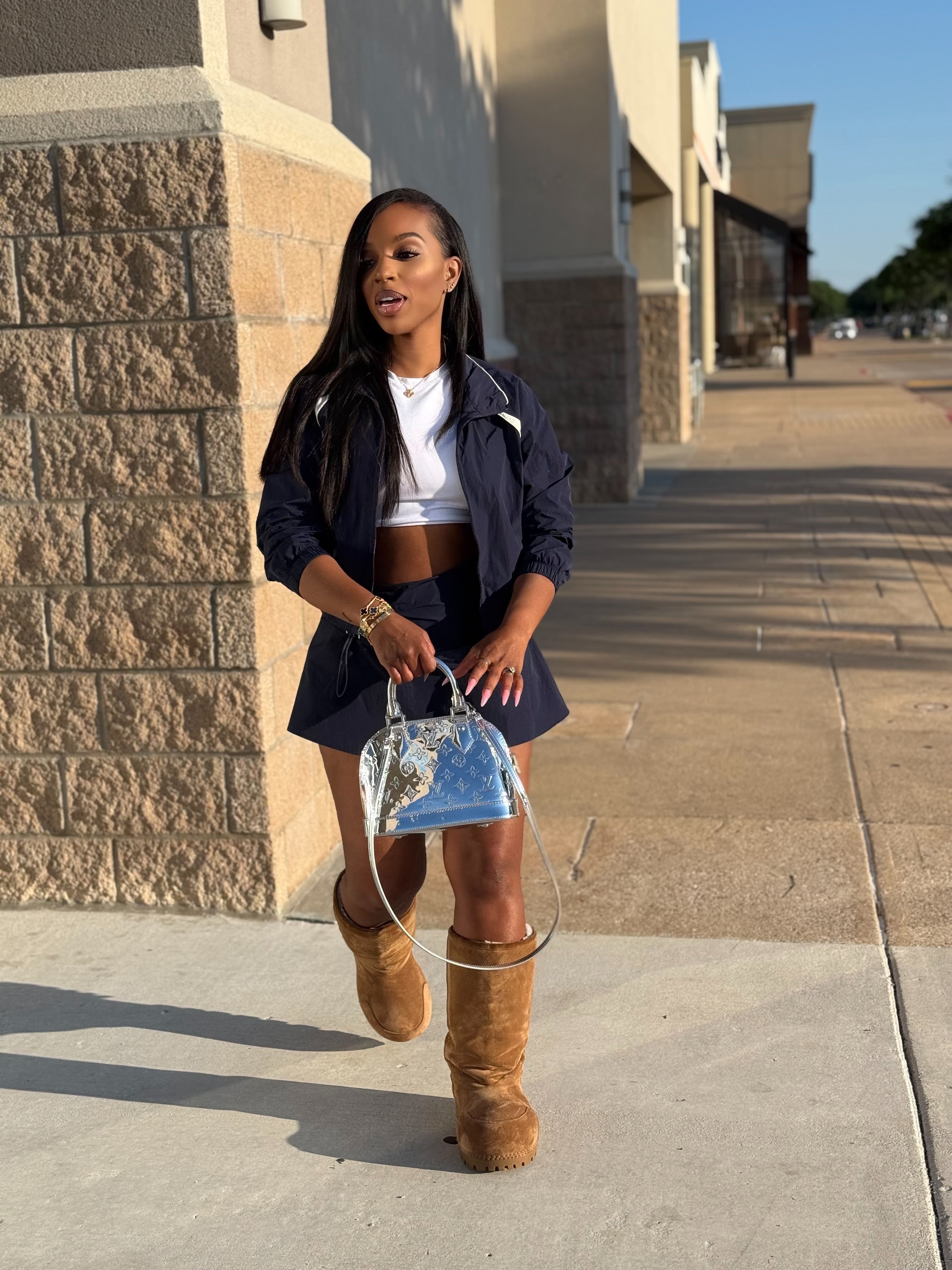 Blair Windbreaker Skort Set
