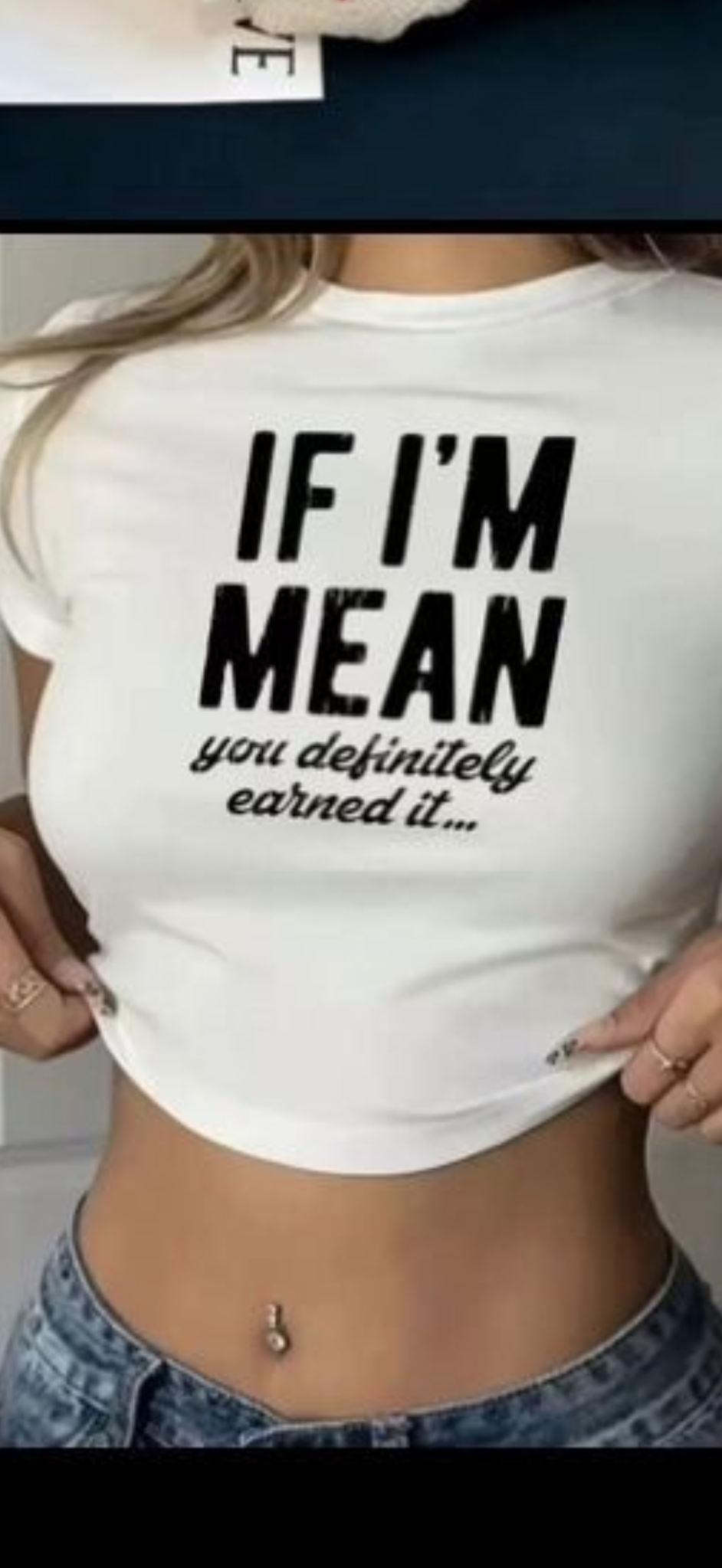 If I'm Mean Graphic T-Shirt