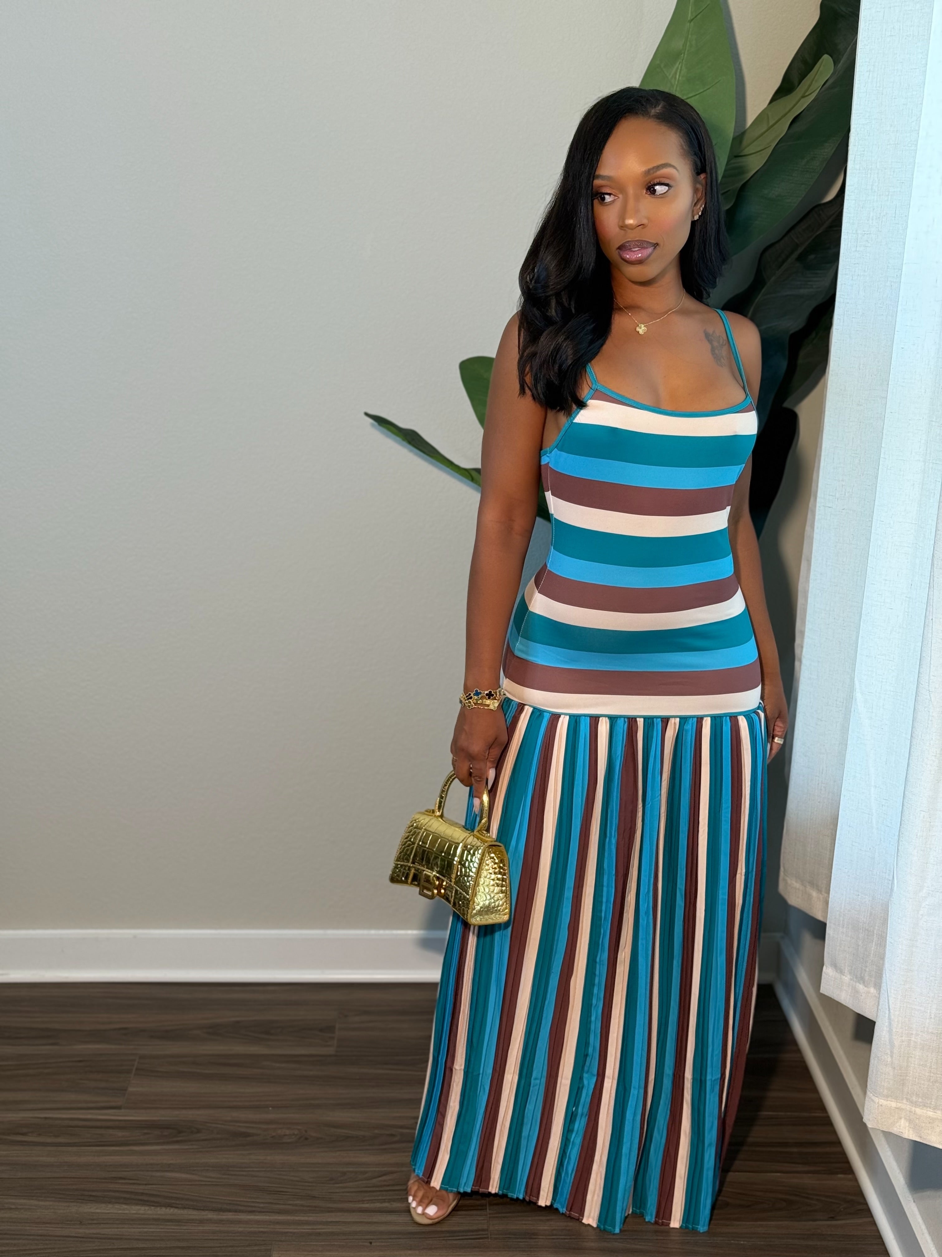Summer Vibes Dress (Green)