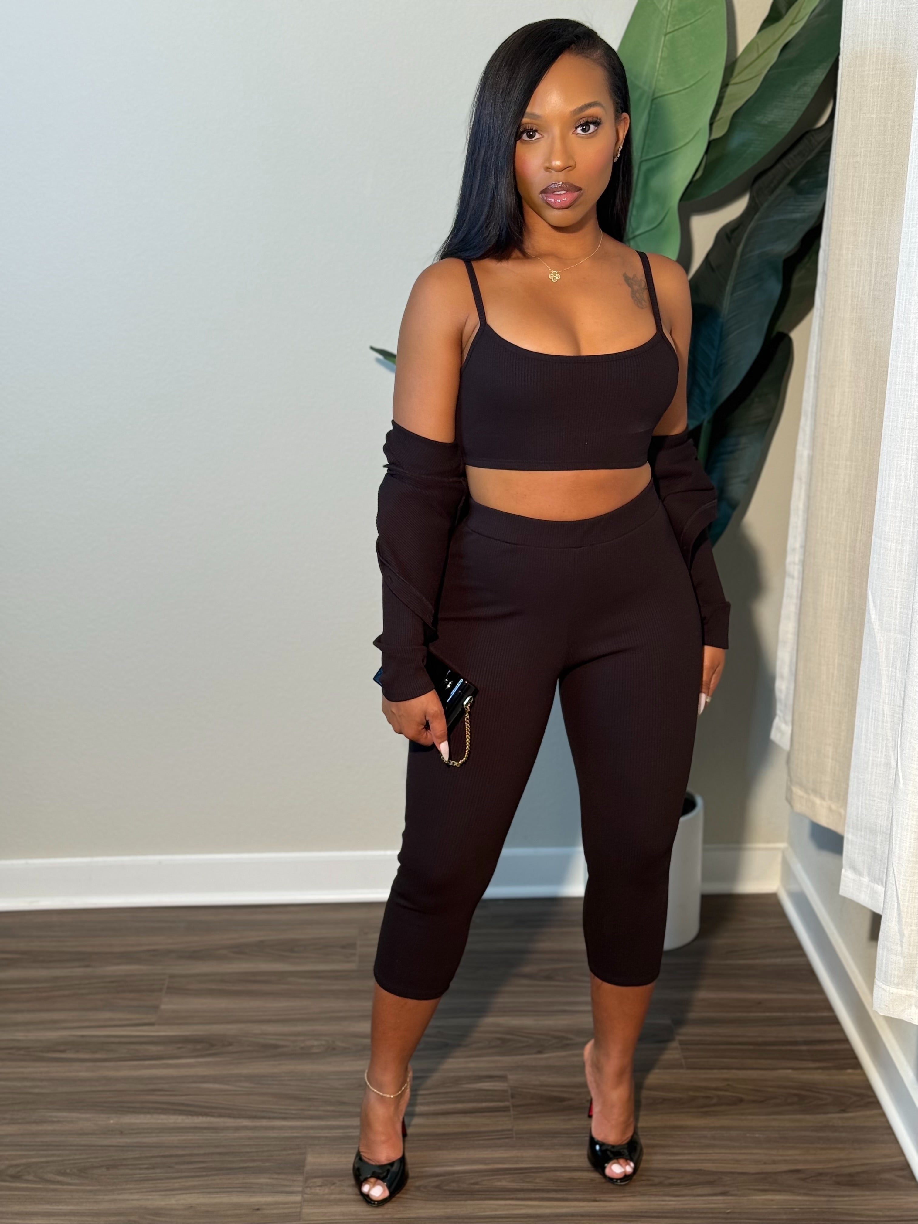 Britt 3 piece Set (Jet Black)