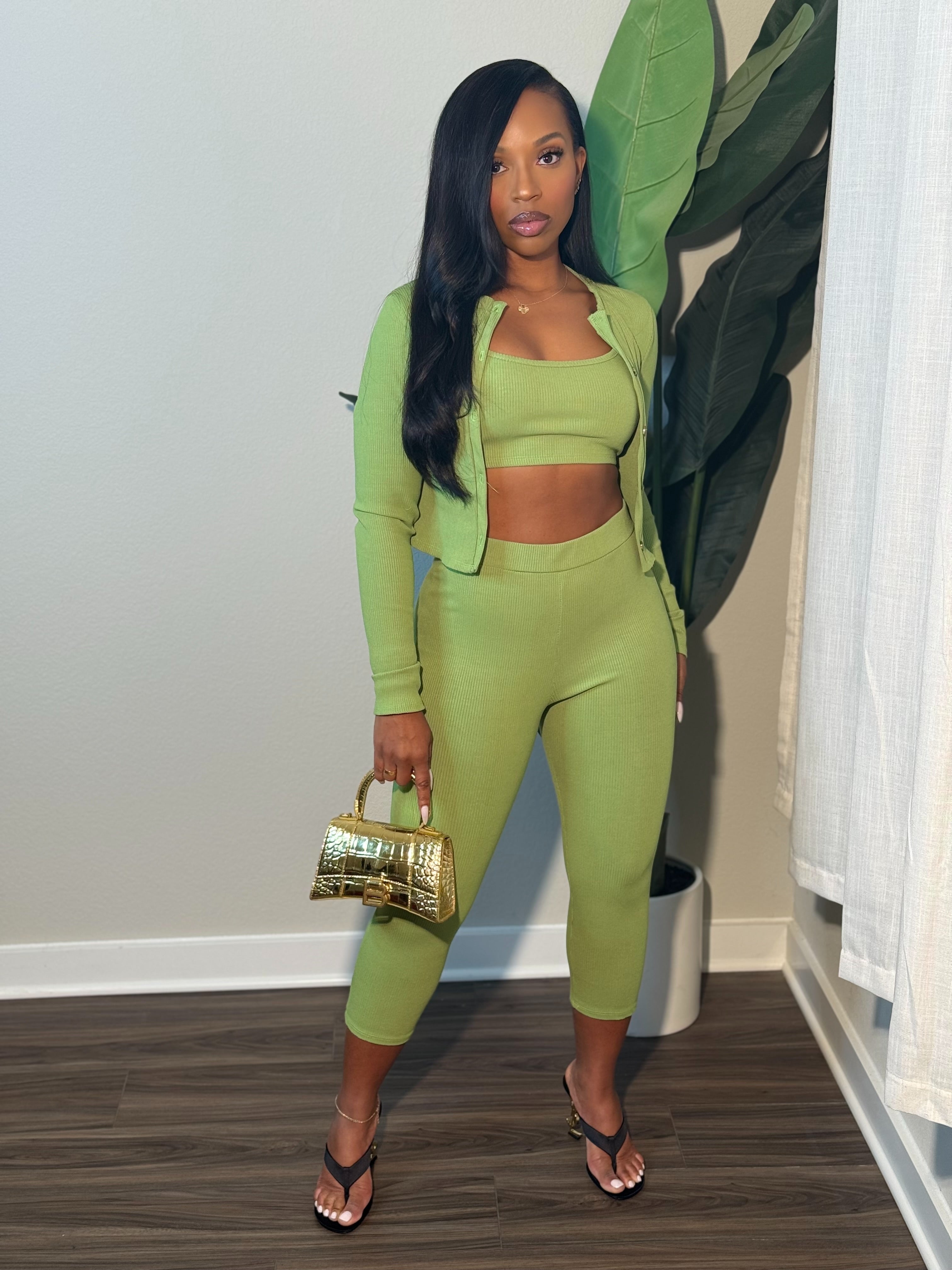 Britt 3 piece Set (Avocado)