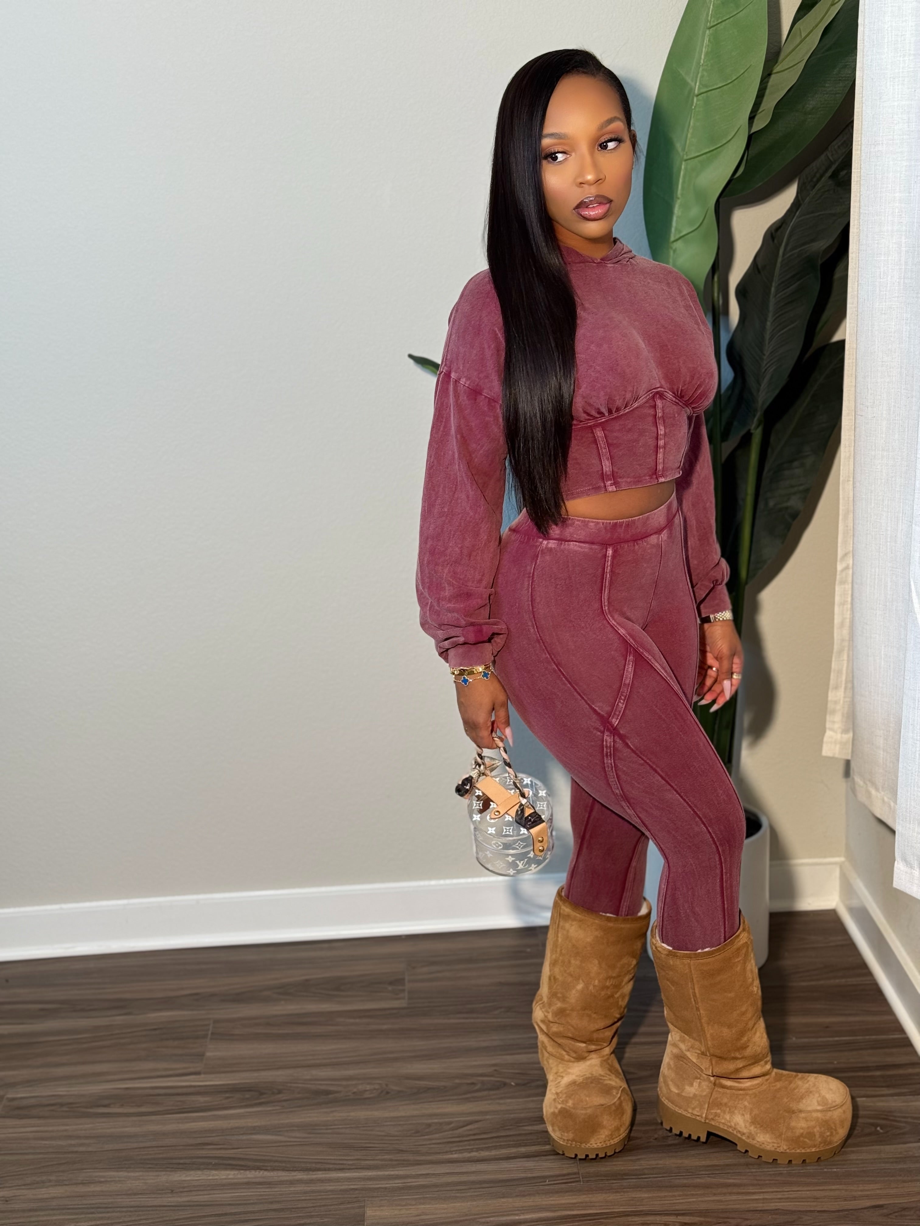 Kelly Set (Burgundy)