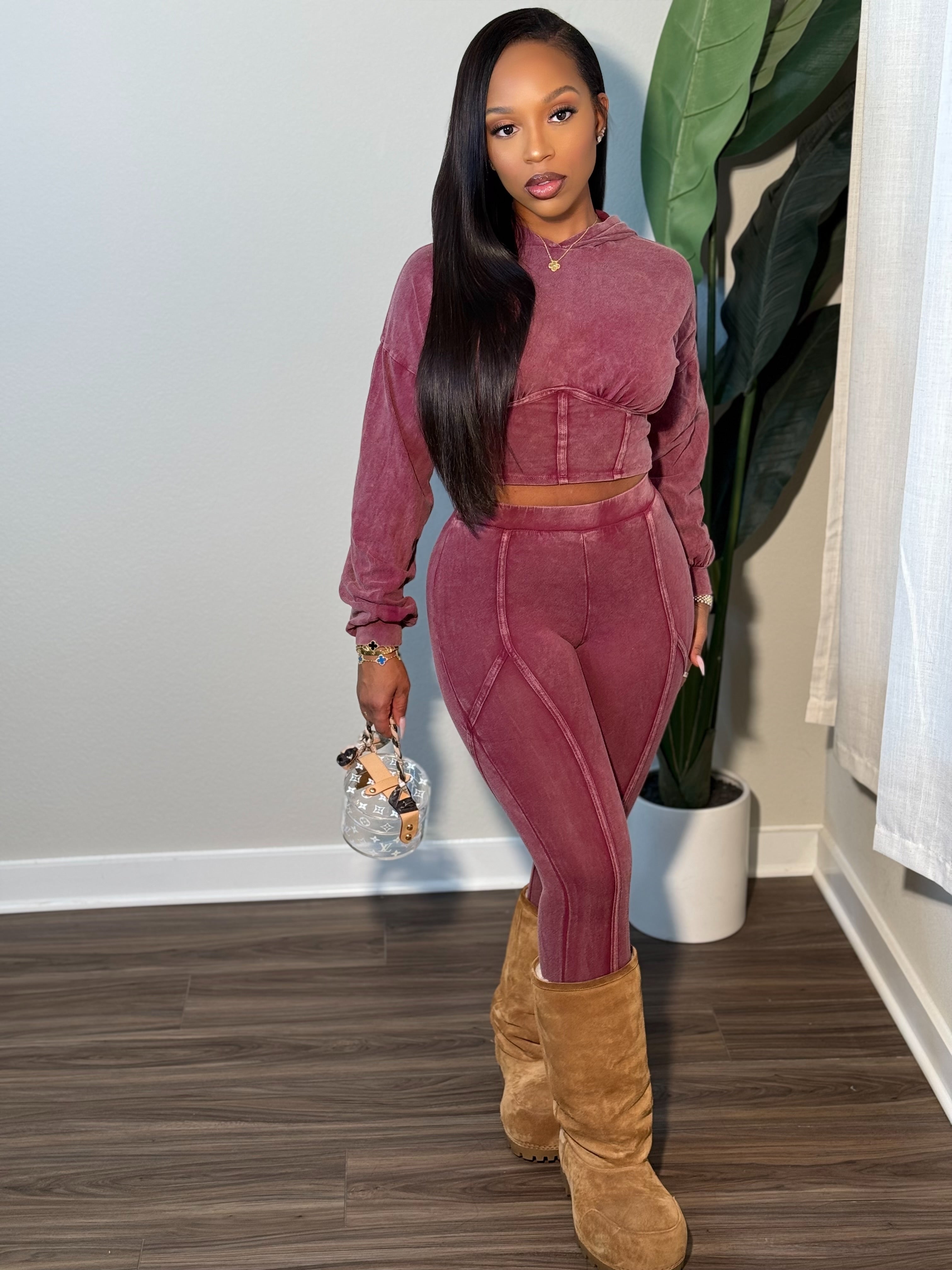 Kelly Set (Burgundy)