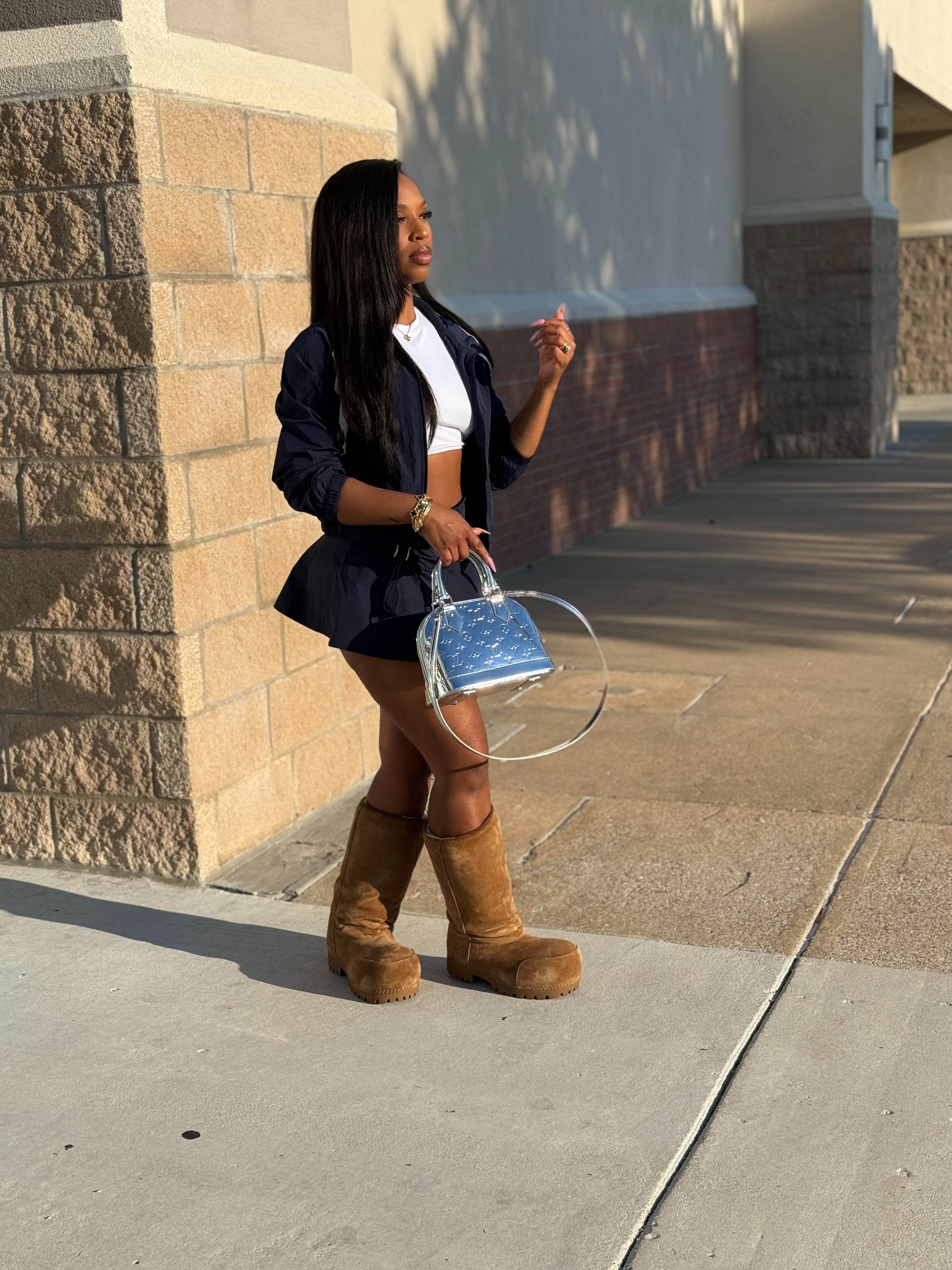 Blair Windbreaker Skort Set