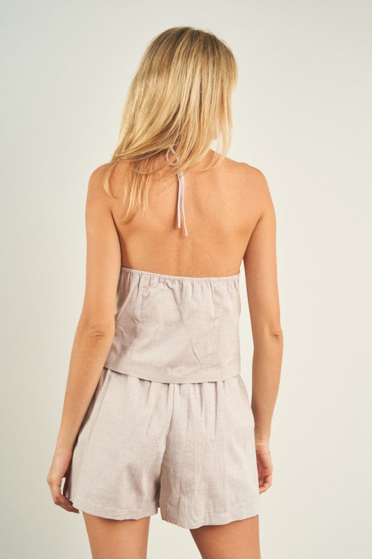 Lori Short Set (Taupe)