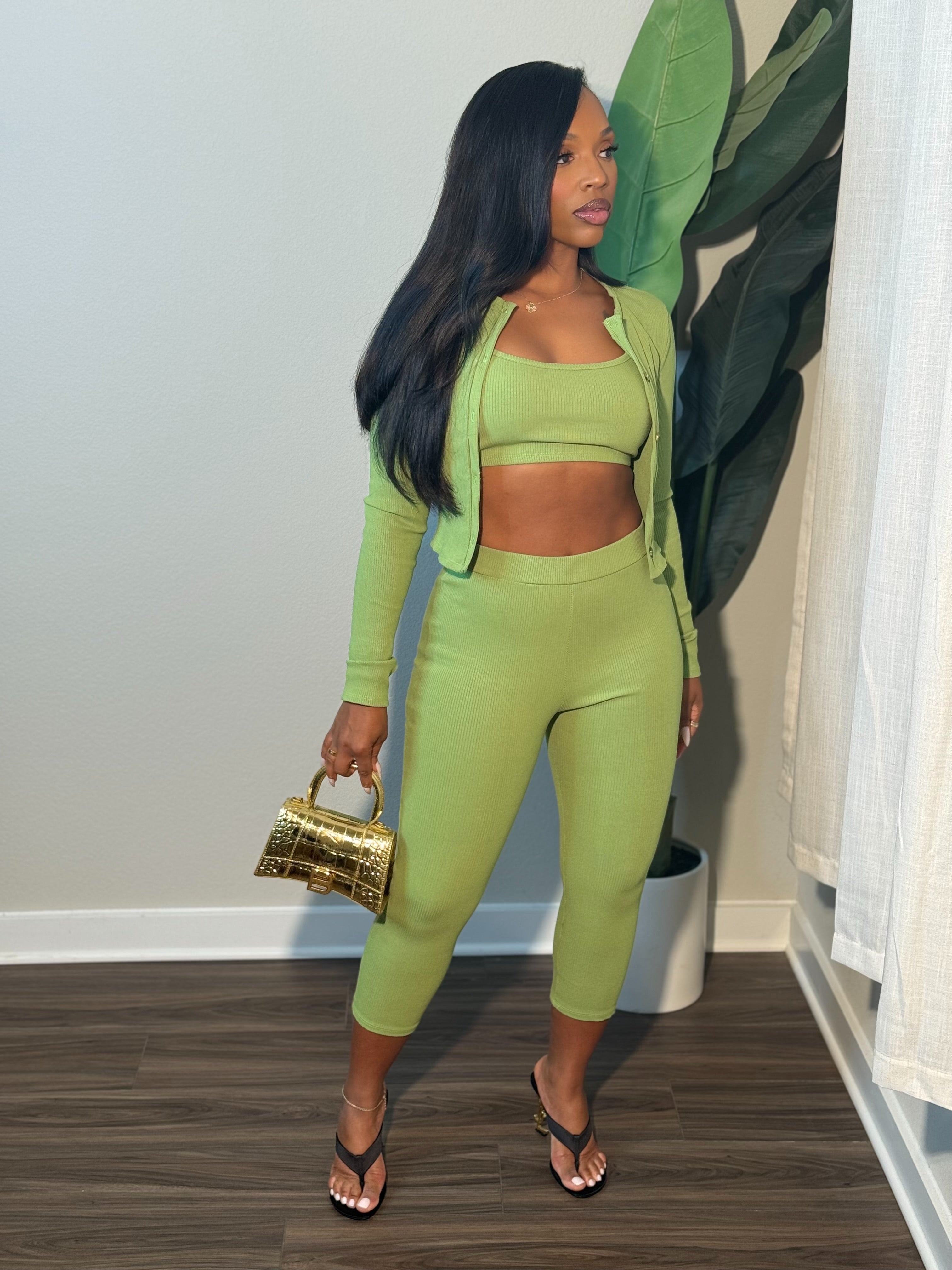 Britt 3 piece Set (Avocado)