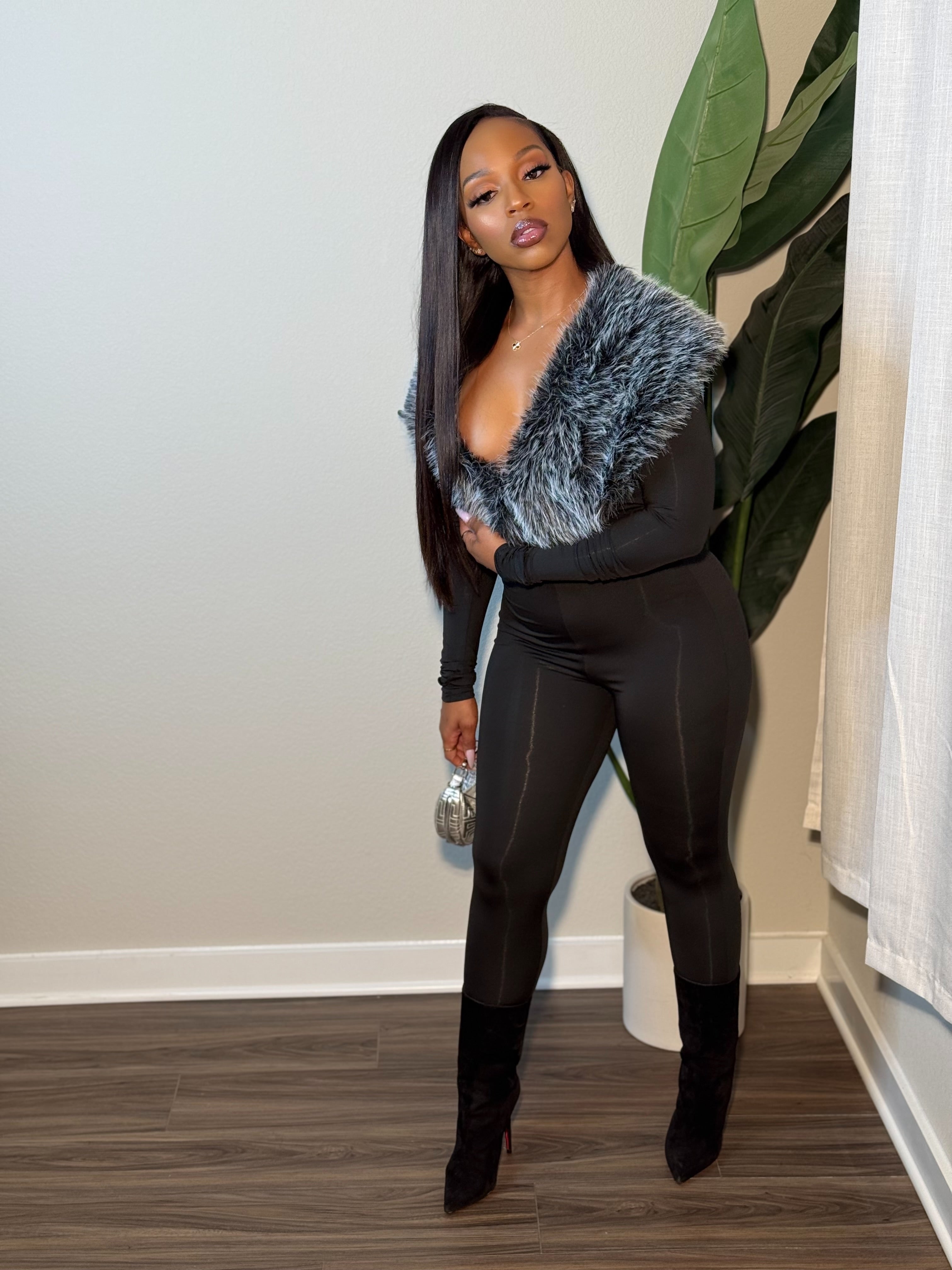 Jazz Fur Jumpsuit